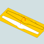 Przenosimy płachtę zabezpieczającą (transferową) na maskę z oznakowaniem. Ma to na celu przytrzymanie w jednym miejscu całego kompletu elementów. Zamiast taśmy kabuki płachtę możemy też wyciąć ze specjalnej folii transferowej, na przykład Oratape MT95.