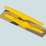 Z powierzchni modelu najpierw zdejmujemy płachtę zabezpieczającą / transferową.