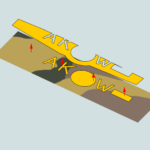 Następnie zdejmujemy z modelu maskę pozycjonującą, zostawiając na miejscu jedynie elementy wskazujące miejsca, w których ma widnieć oznakowanie,